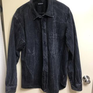 バレンシアガ(Balenciaga)の【正規品】BALENCIAGA バックロゴ　デニムシャツ(シャツ)