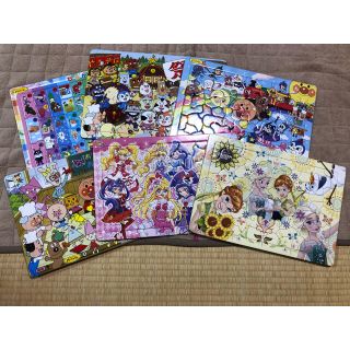 パズル　アンパンマン　プリキュア　アナ雪(知育玩具)