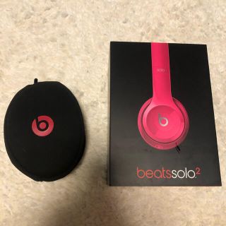 ビーツバイドクタードレ(Beats by Dr Dre)のBeats by Dr.Dre Solo2 密閉型オンイヤーヘッドフォン ピンク(ヘッドフォン/イヤフォン)