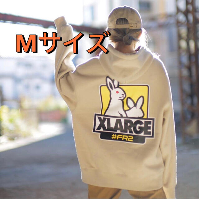 M FR2 XLARGE Tシャツ ベージュ　佐藤ノア着用