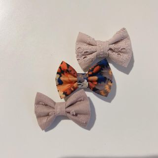 プティマイン(petit main)の765.夏のウキウキセット♡ハンドメイド、ヘアクリップ、リバティ生地使用(ファッション雑貨)