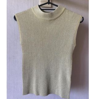 ジャスグリッティー(JUSGLITTY)の美品★BE RADIANCE★ノースリーブニット(カットソー(半袖/袖なし))