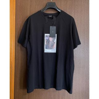 マルタンマルジェラ(Maison Martin Margiela)の黒L新品 N°21 メンズ フォトプリント ロゴ Tシャツ レギュラー ヌメロ(Tシャツ/カットソー(半袖/袖なし))