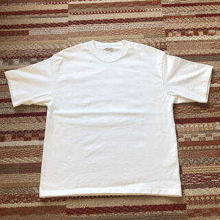 コモリ(COMOLI)のオーラリー  スタンドアップT  20SS  ホワイト　サイズ4(Tシャツ/カットソー(半袖/袖なし))