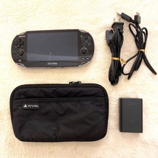 ソニー(SONY)のPSVITA   PCH-1100  充電器付き(携帯用ゲーム機本体)