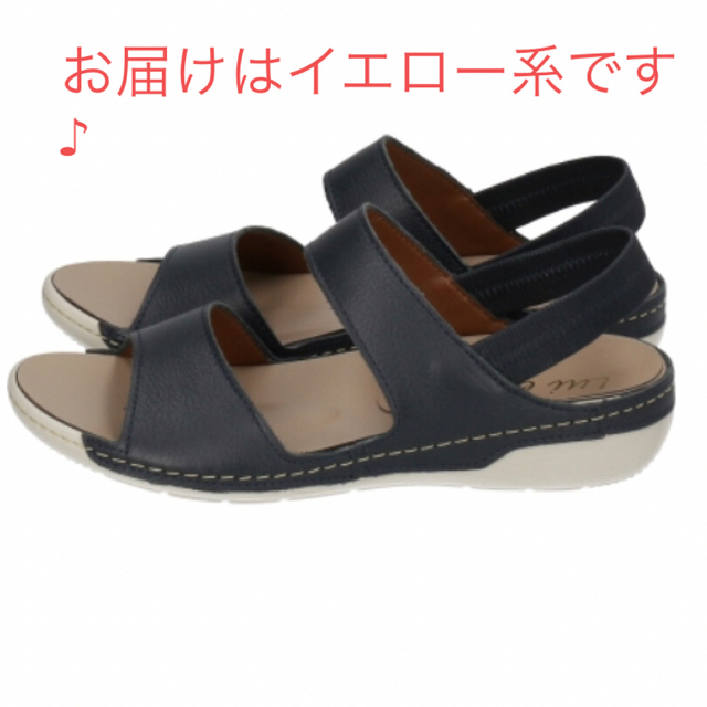 新品✨タグ付き♪日本製 4E 外反母趾対策❣ イエロー系　サンダル　大特価！　 レディースの靴/シューズ(サンダル)の商品写真
