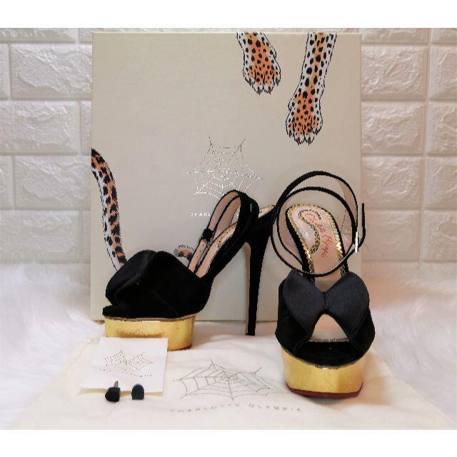 Charlotte Olympia - Charlotte Olympia スエードサンダル -22cm- 新品