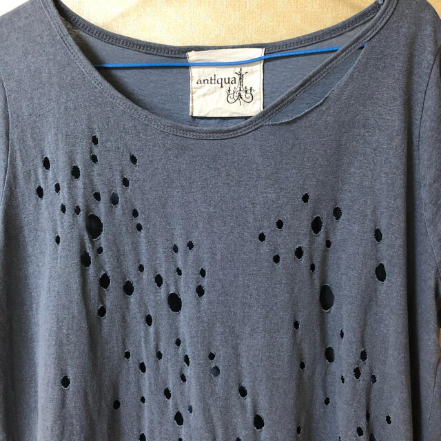 antiqua  ヴィンテージ風ダメージTシャツ メンズのトップス(Tシャツ/カットソー(半袖/袖なし))の商品写真