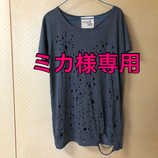 antiqua  ヴィンテージ風ダメージTシャツ(Tシャツ/カットソー(半袖/袖なし))