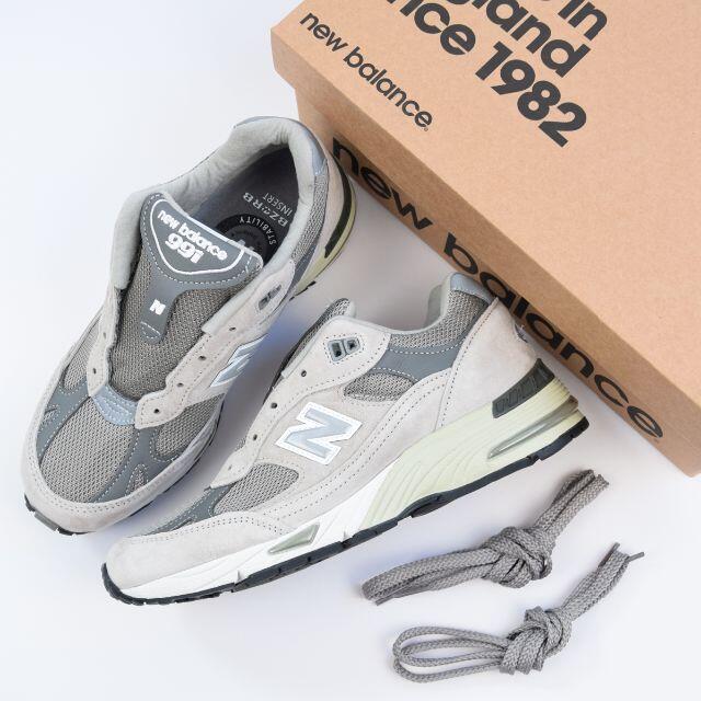 新品 希少 New Balance　W991GL　スニーカー　US7　24㎝