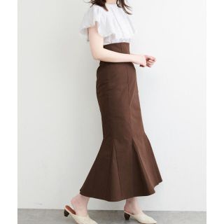 ナチュラルクチュール(natural couture)の【新品】ハイウエスト マーメイドスカート(ロングスカート)