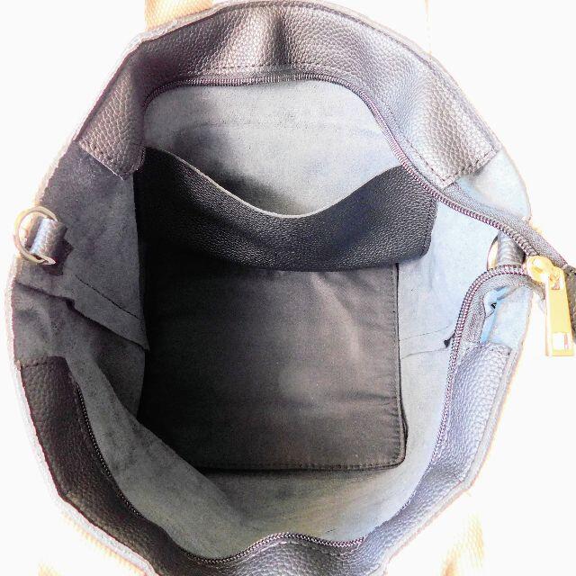 リボンチャーム付きハンドバッグ レディースのバッグ(トートバッグ)の商品写真