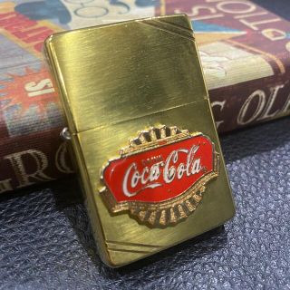 ジッポー(ZIPPO)の【ZIPPO】Coca-Cola コカコーラ 1937レプリカ ゴールド ライン(タバコグッズ)