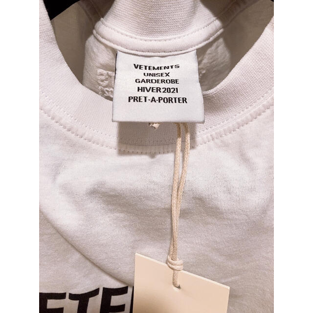 Balenciaga(バレンシアガ)の【即完売品】VETEMENTS ANTI SOCIAL ロゴ Tシャツ L メンズのトップス(Tシャツ/カットソー(半袖/袖なし))の商品写真