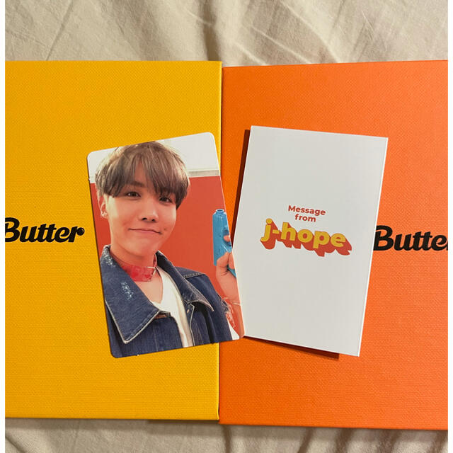 BTS Butter トレカとメッセージカード j-hope