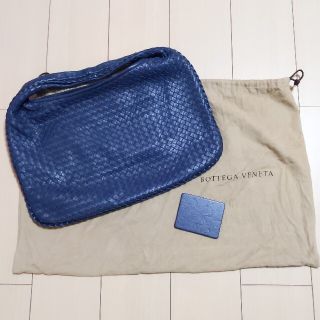 ボッテガヴェネタ(Bottega Veneta)の◼ボッテガヴェネタ　イントレチャート　ネイビー　ホーボーバッグ(ショルダーバッグ)