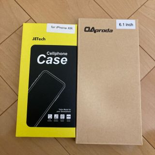 iPhone XR カバーとフィルム　セット(iPhoneケース)