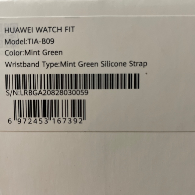 HUAWEI(ファーウェイ)のファーウエイwatch fit メンズの時計(腕時計(デジタル))の商品写真