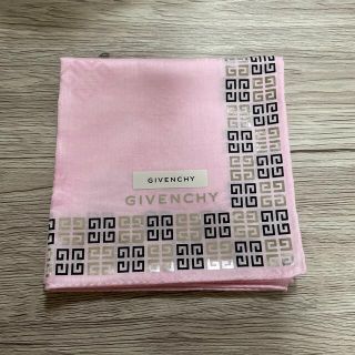 ジバンシィ(GIVENCHY)のジバンシー大判ハンカチピンク(ハンカチ)