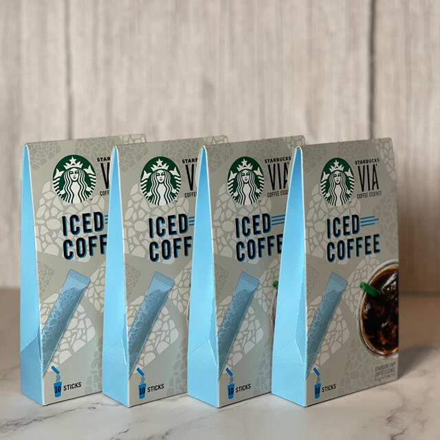 Starbucks Coffee(スターバックスコーヒー)のスタバヴィア 4個 アイスコーヒー スタバコーヒー スターバックス ヴィア 食品/飲料/酒の飲料(コーヒー)の商品写真