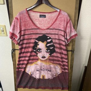 ラーレ(RA-RE)の【美品】インポート古着 RA-RE プリントTシャツ XLサイズ(Tシャツ/カットソー(半袖/袖なし))