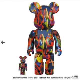 メディコムトイ(MEDICOM TOY)の BE@RBRICK KAWS TENSION 100% & 400%(その他)