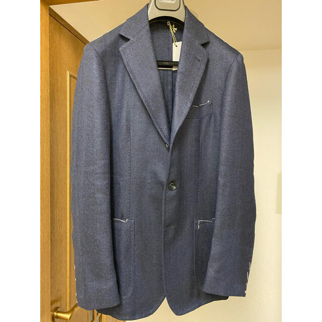 KITON(キトン)のSartorio(サルトリオ)/春夏秋/15万/ウールリネン ネイビージャケット メンズのジャケット/アウター(テーラードジャケット)の商品写真