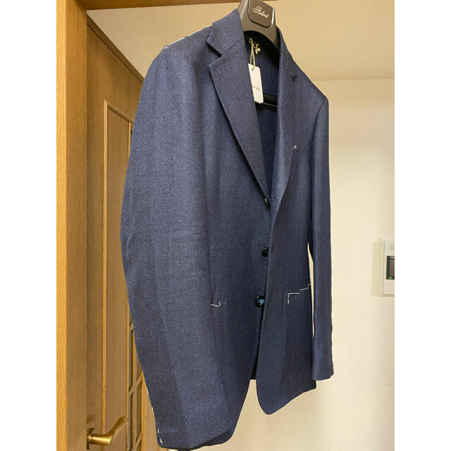 KITON(キトン)のSartorio(サルトリオ)/春夏秋/15万/ウールリネン ネイビージャケット メンズのジャケット/アウター(テーラードジャケット)の商品写真