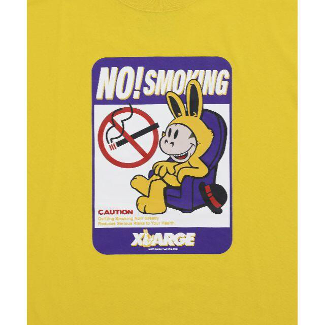 XLARGE(エクストララージ)のXLARGE FR2 コラボ NO SMOKING T-shirt イエロー L メンズのトップス(Tシャツ/カットソー(半袖/袖なし))の商品写真