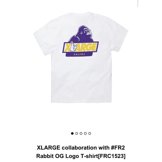 XLARGE(エクストララージ)のXLARGEwith #FR2 Biker Girl Logo T-shirt  メンズのトップス(Tシャツ/カットソー(半袖/袖なし))の商品写真