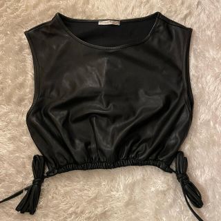 ザラ(ZARA)のZARA レザー(タンクトップ)