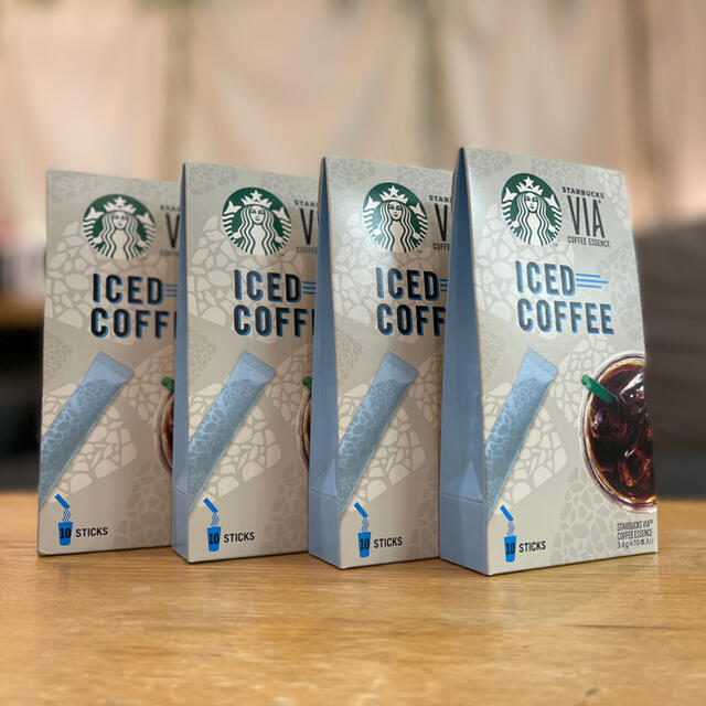 Starbucks Coffee(スターバックスコーヒー)のスタバヴィア 4個 アイスコーヒー スタバコーヒー スターバックス ヴィア 食品/飲料/酒の飲料(コーヒー)の商品写真