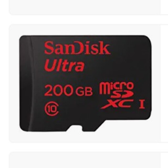 SanDisk(サンディスク)のSanDisk micro SD 200gb スマホ/家電/カメラのPC/タブレット(PC周辺機器)の商品写真