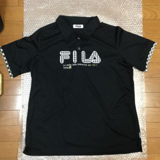 フィラ(FILA)のFILAゴルフロゴプリントポロシャツ 希少サイズ3L 美品(ウエア)