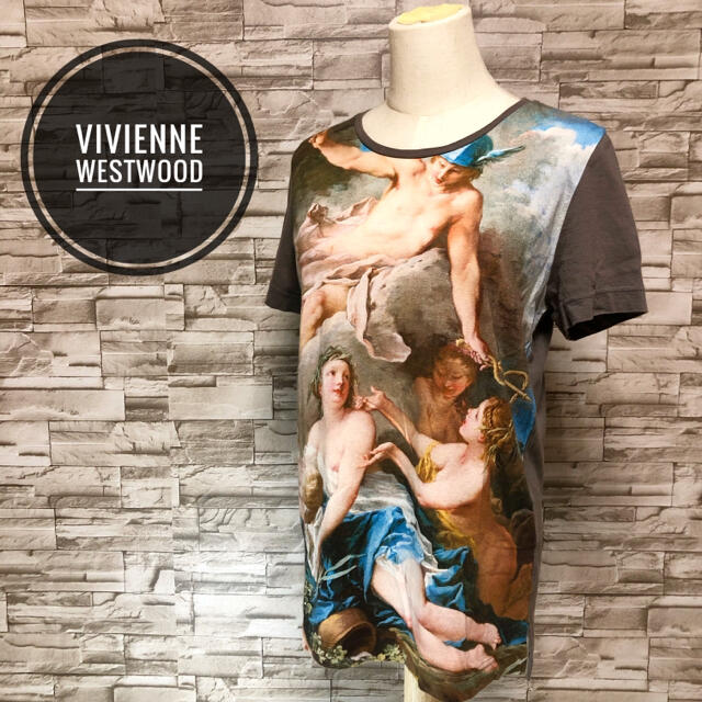 Vivienne Westwood(ヴィヴィアンウエストウッド)の美品 ヴィヴィアン レッドレーベル ブーシェ Tシャツ 絵画プリント 日本製 2 レディースのトップス(Tシャツ(半袖/袖なし))の商品写真