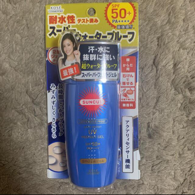 KOSE COSMEPORT(コーセーコスメポート)のサンカット 日やけ止めジェル スーパーウォータープルーフ(80g) コスメ/美容のボディケア(日焼け止め/サンオイル)の商品写真