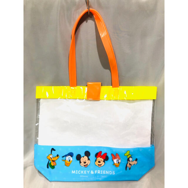 Disney ミッキーフレンズ プールバッグ クリアイエロー ビニールバッグ ディズニーの通販 by fshinta 新品未使用 ディズニーランド クリア リュック プールバッグ