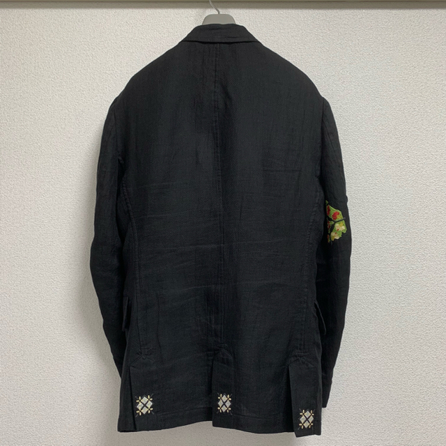 Yohji Yamamoto(ヨウジヤマモト)のYohji Yamamoto 11ss 綿麻ジャケット メンズのジャケット/アウター(テーラードジャケット)の商品写真