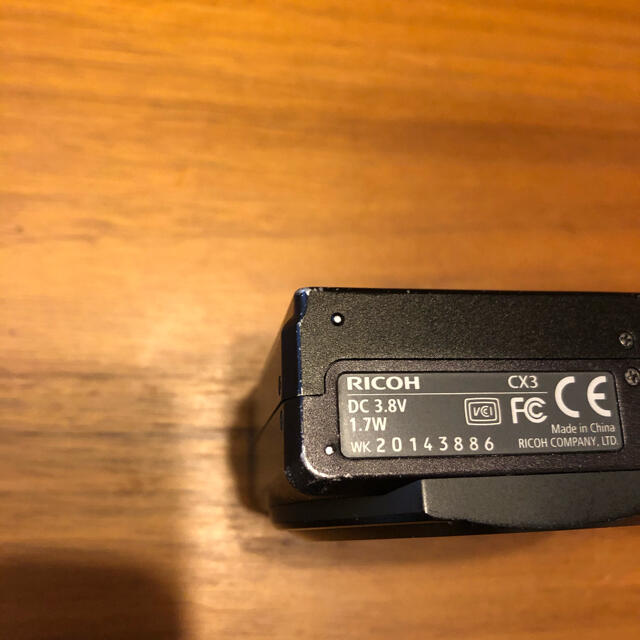 RICOH(リコー)のRICOH cx3 デジタルカメラ　CX CX3 BLACK スマホ/家電/カメラのカメラ(コンパクトデジタルカメラ)の商品写真