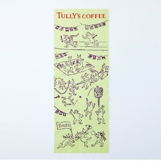 タリーズコーヒー(TULLY'S COFFEE)のタリーズ　かまわぬ　鳥獣戯画手ぬぐい　運動会(日用品/生活雑貨)