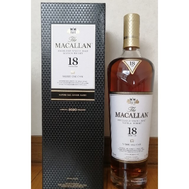 MACALLAN　マッカラン18年　シェリーオークカスク　2020 食品/飲料/酒の酒(ウイスキー)の商品写真