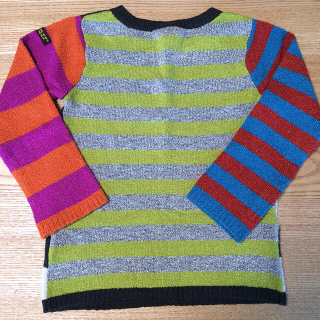 F.O.KIDS(エフオーキッズ)のF.O.KIDSのカラフルボーダーニット（110） キッズ/ベビー/マタニティのキッズ服男の子用(90cm~)(ニット)の商品写真