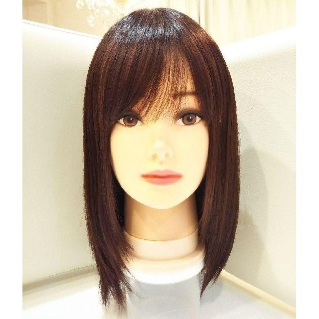 レミー人毛100%I型シルクスキン総手植え地肌✨小倉優子❣️艶髪✨美人