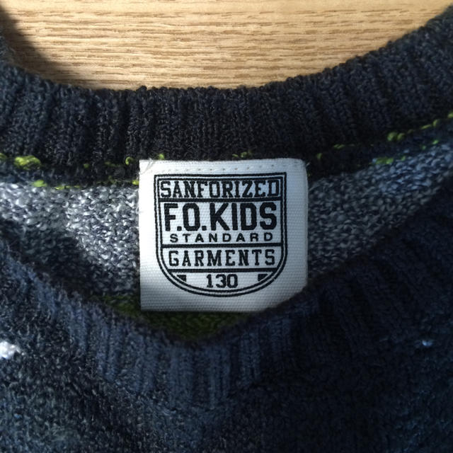 F.O.KIDS(エフオーキッズ)のF.O.KIDSのカラフルニット（130） キッズ/ベビー/マタニティのキッズ服男の子用(90cm~)(ニット)の商品写真