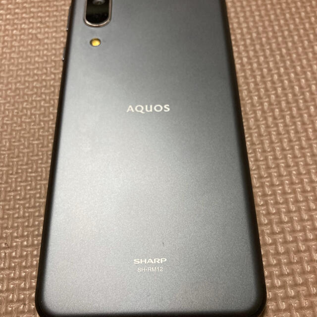 AQUOS(アクオス)のAQUOSsense3liteブラック 64GB 楽天モバイル　simフリー スマホ/家電/カメラのスマートフォン/携帯電話(スマートフォン本体)の商品写真