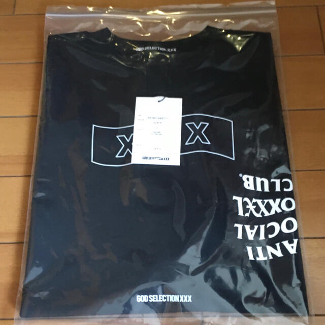 新品 GOD SELECTION XXX ASSC Tシャツ Lサイズ 黒