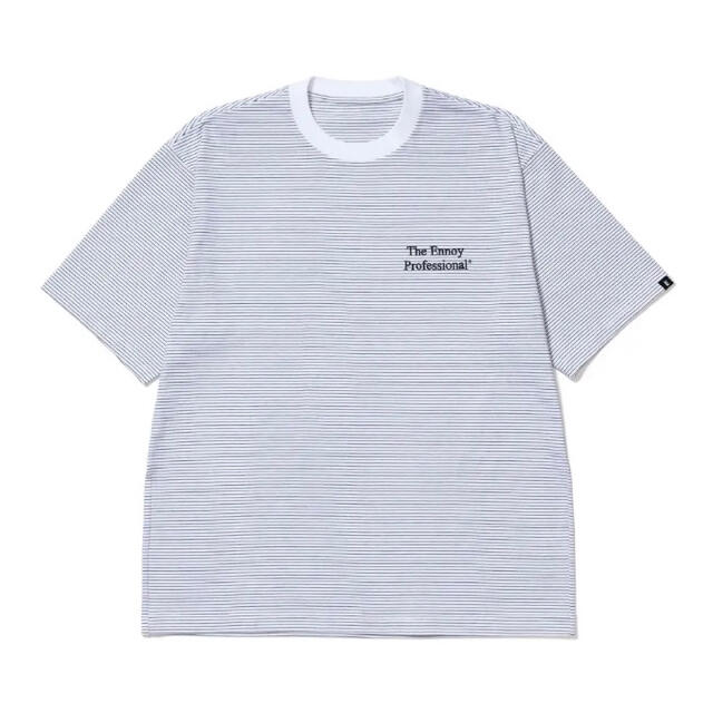 ennoy Boder T-Shirt (NAVY × WHITE)