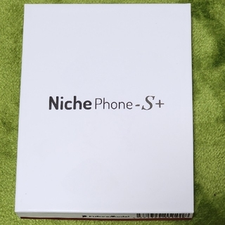 未使用品　NichePhone-S+ 限定色 レッド(携帯電話本体)