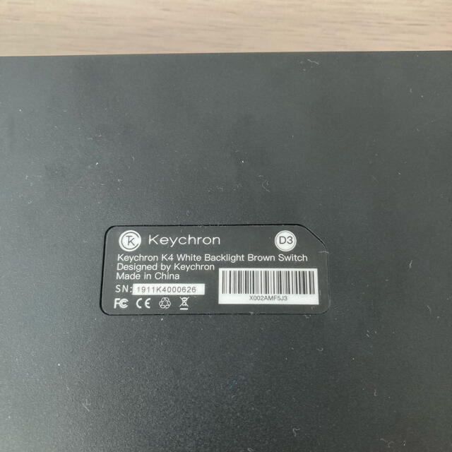 超美品 keychron K4 茶軸 キーボード テンキー付 US配列