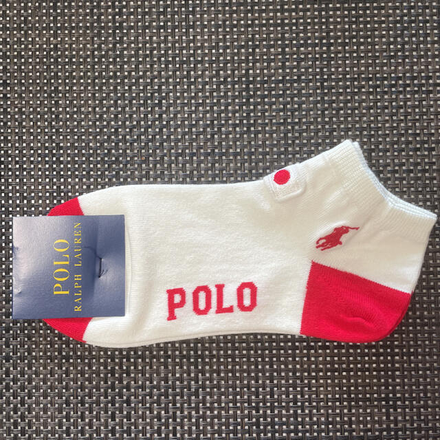 POLO RALPH LAUREN(ポロラルフローレン)のポロ・ラルフローレン！国旗！レディーススニーカーソックス レディースのレッグウェア(ソックス)の商品写真